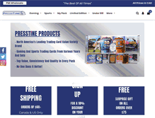 Tablet Screenshot of presstinemarketing.com